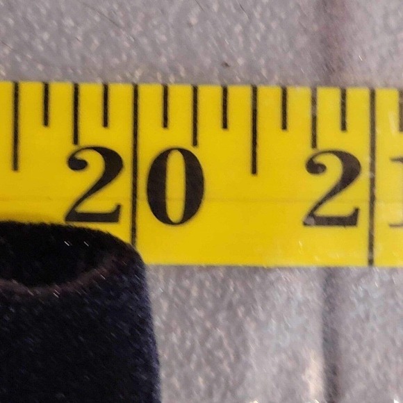 Chico’s Travelers Pant In Black Velvet 3S XL 16/18 Petite Wide Leg Holiday - Picture 8 of 11